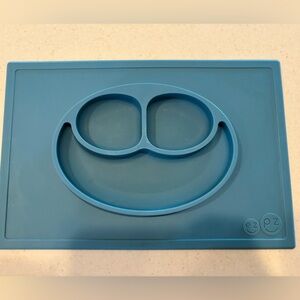 EZ PZ Silicone Suction Placemat with Divided Plate - Teal